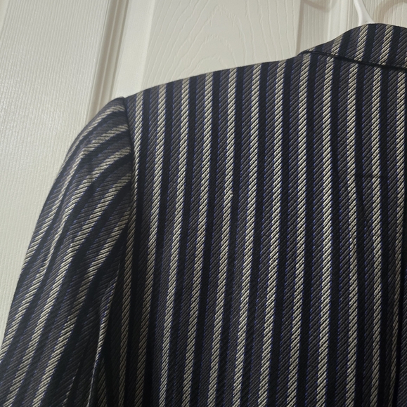 Vintage Striped Steam Punk Blazer by Adolfo Atelier, Fully Lined, Size 8, EUC! - Picture 9 of 12